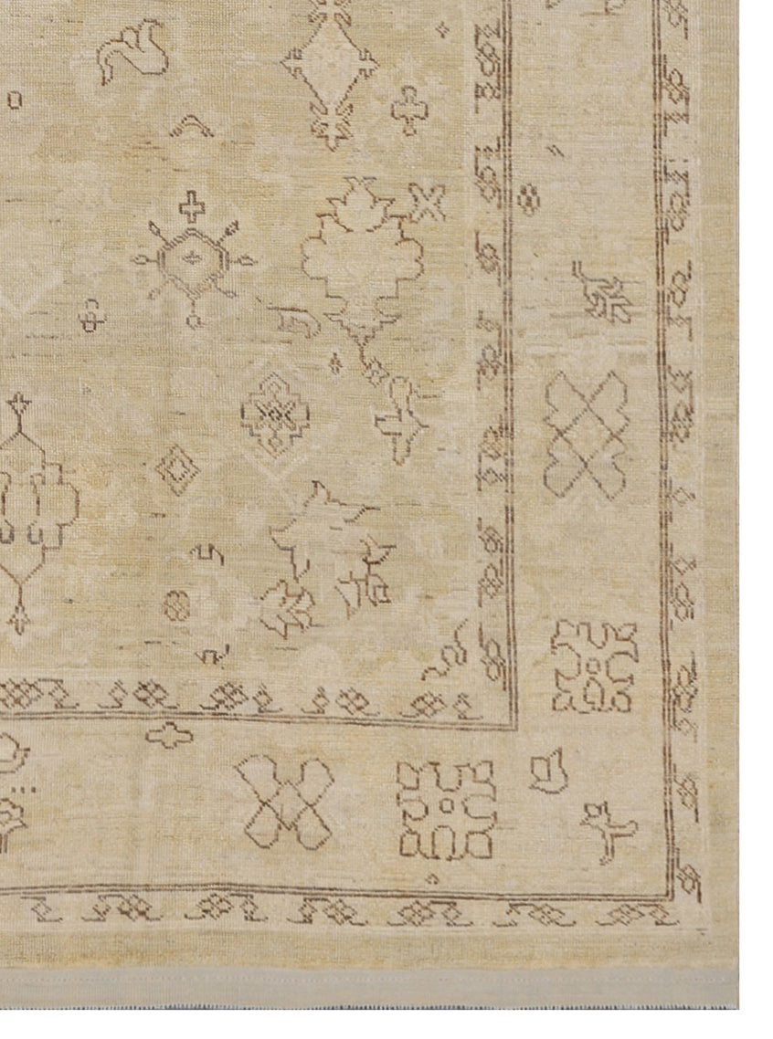 7x8 Ariana Traditional Ushak Design Rug | Soft Color Afghan Rug