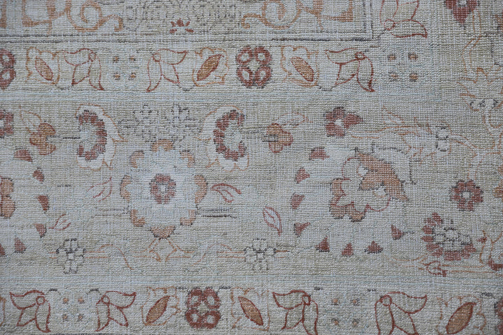 6x8 Ariana Transitional Rug | Blue, Copper & Camel Floral Design