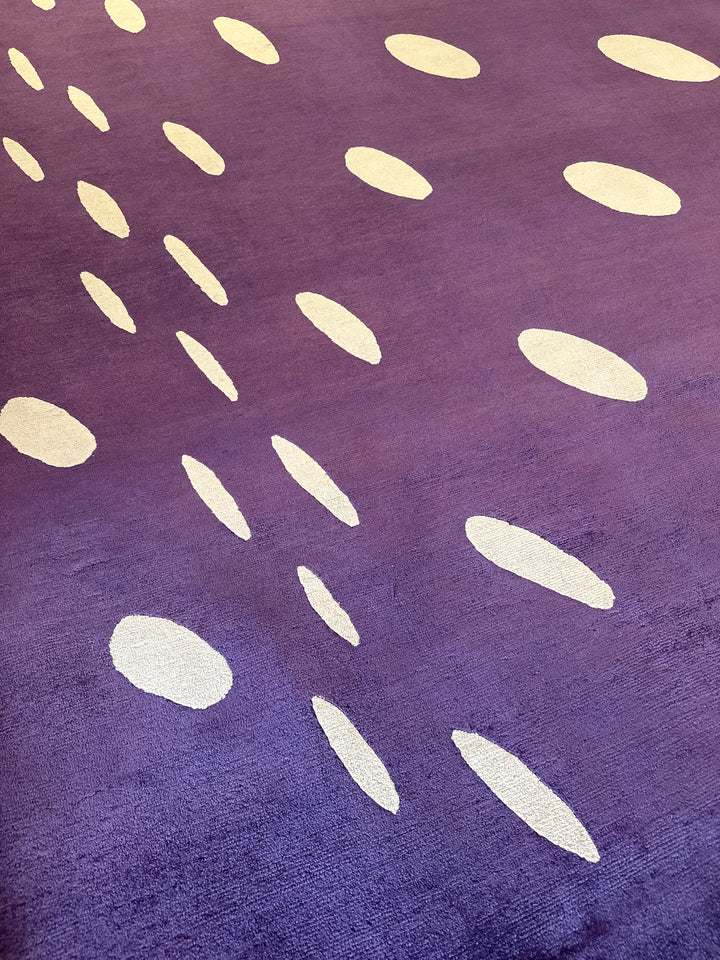 8'x10' Purple Area Rug | Ariana Modern