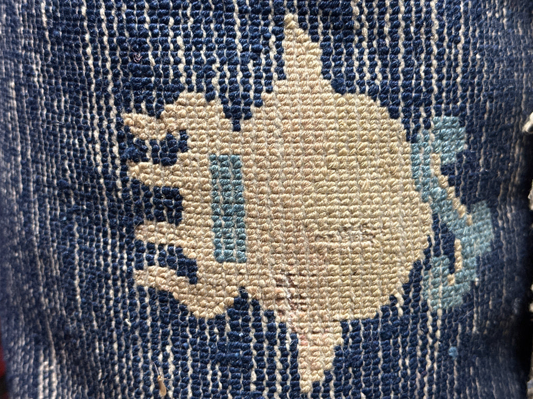 11x13 Blue Antique Chinese Peking Rug