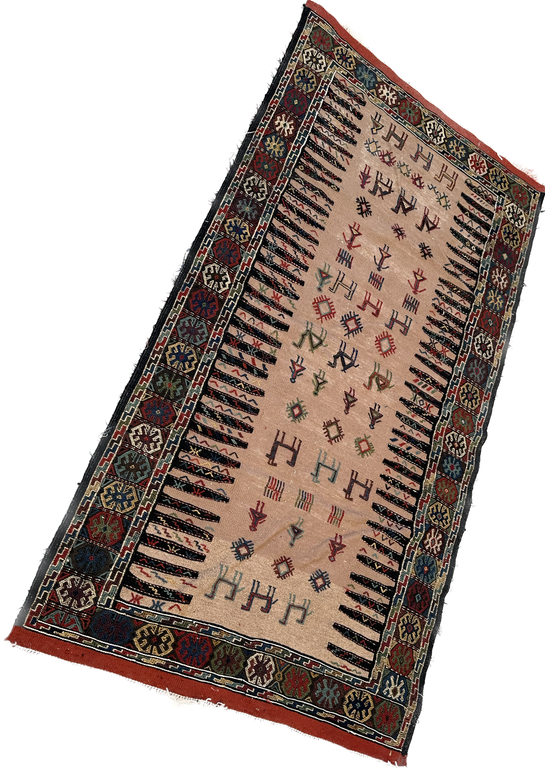 3’x6’ Baluch Design Qutchan Sofreh Kilim