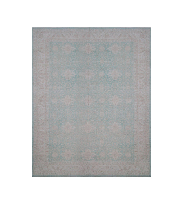 21'x30' Oushak Design | Green Palace Rug | Ariana Traditional Rug