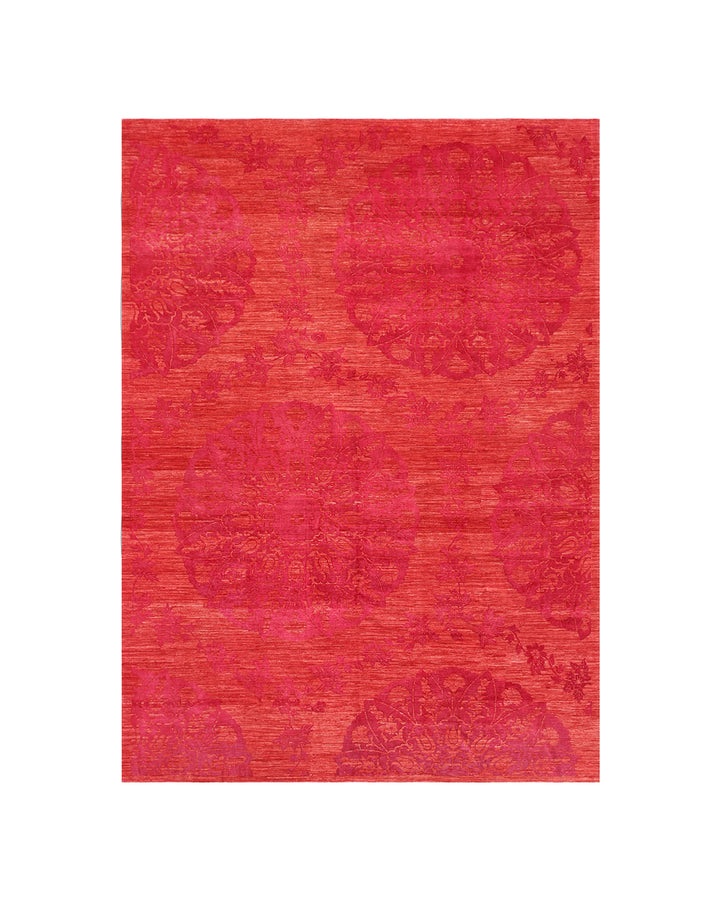 Ariana Modern Red Ottoman Design