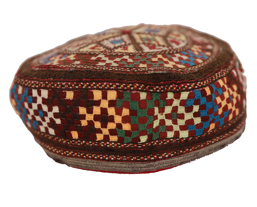 Hat | Afghanistan Turkmen Ersary Tribal Hat | Handcrafted Vintage Heritage