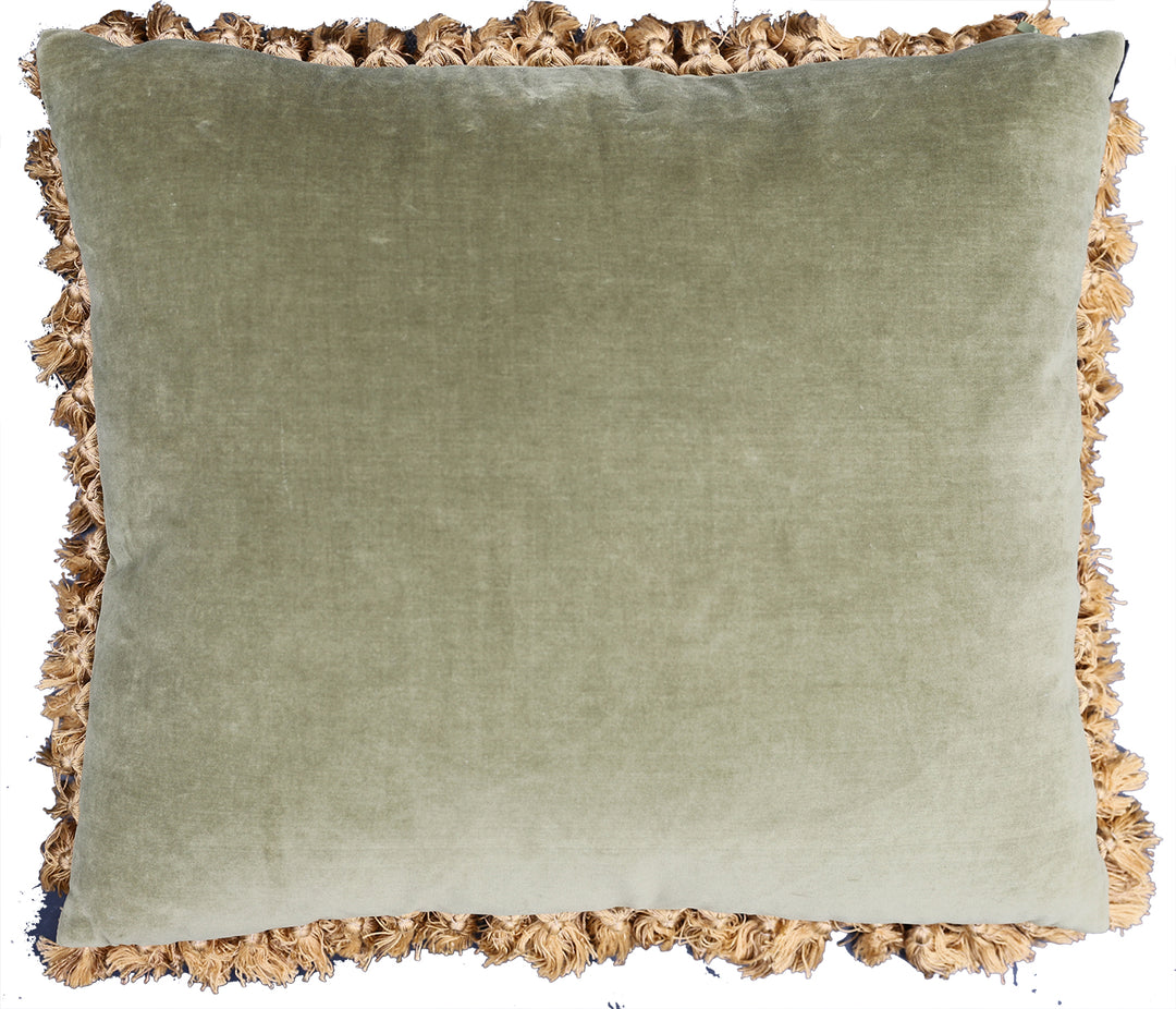 Handwoven 21x18 beige floral Bessarabian style kilim throw pillow crafted from organic wool by Ariana Rugs