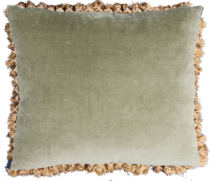 Handwoven 21x18 beige floral Bessarabian style kilim throw pillow crafted from organic wool by Ariana Rugs