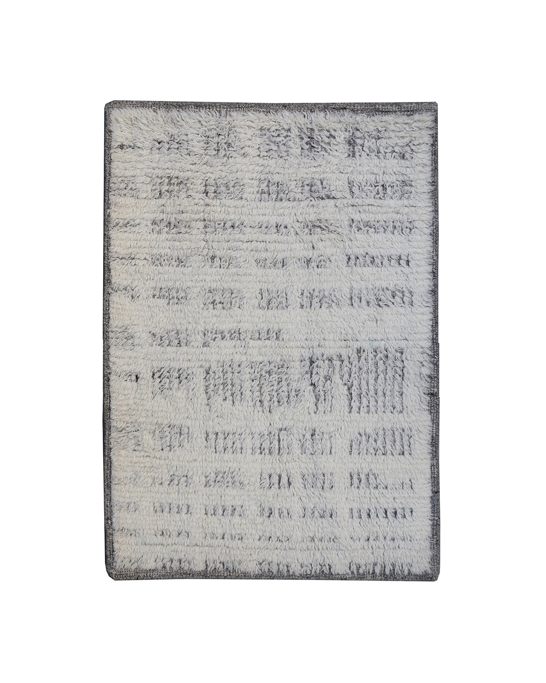 Ariana Barchi Collection 2x3 Custom Hand-Knotted Shag Rug Corner Quality Sample