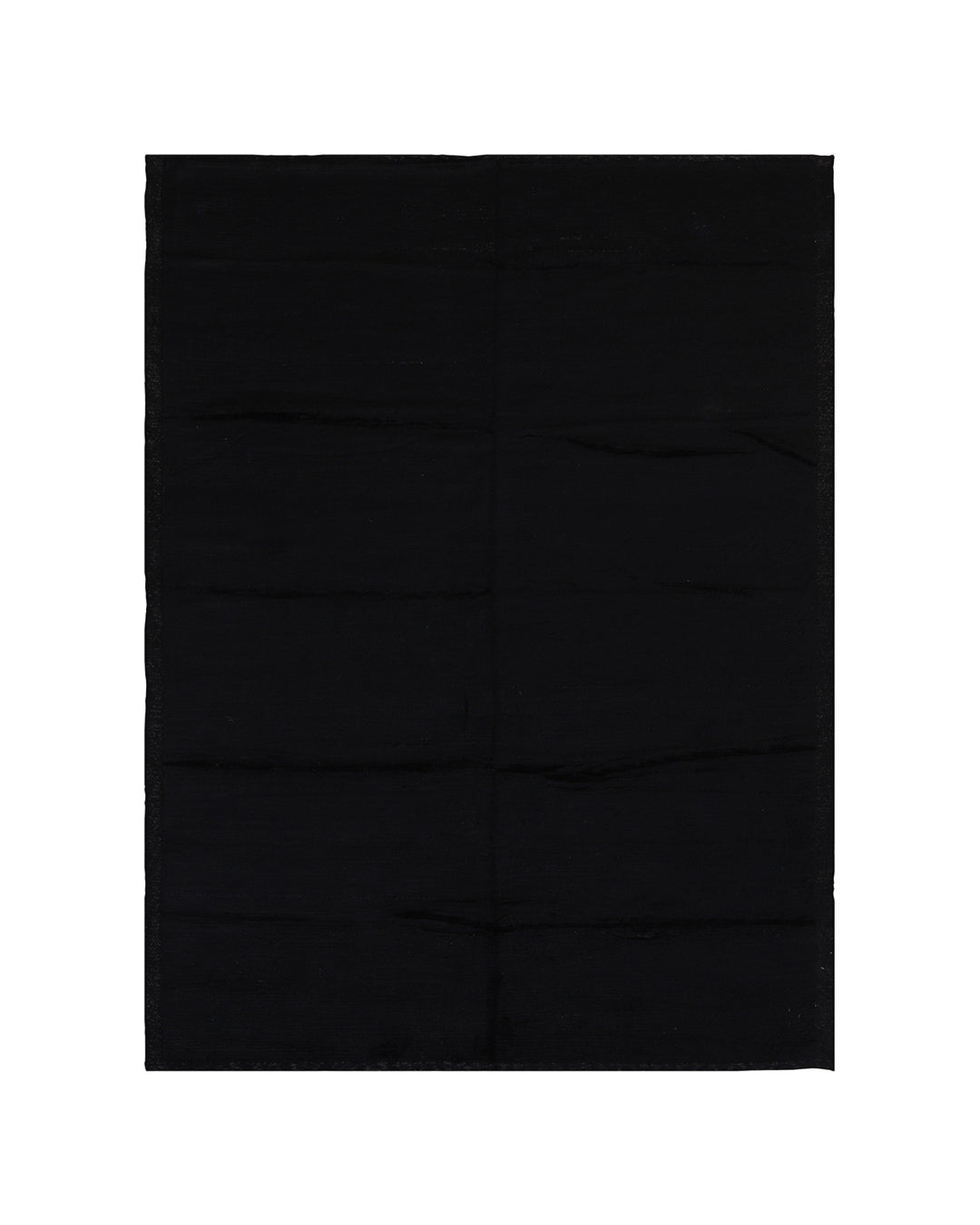 Ariana Barchi Collection 6x9 Solid Black Moroccan Style Hand-Knotted Wool Rug
