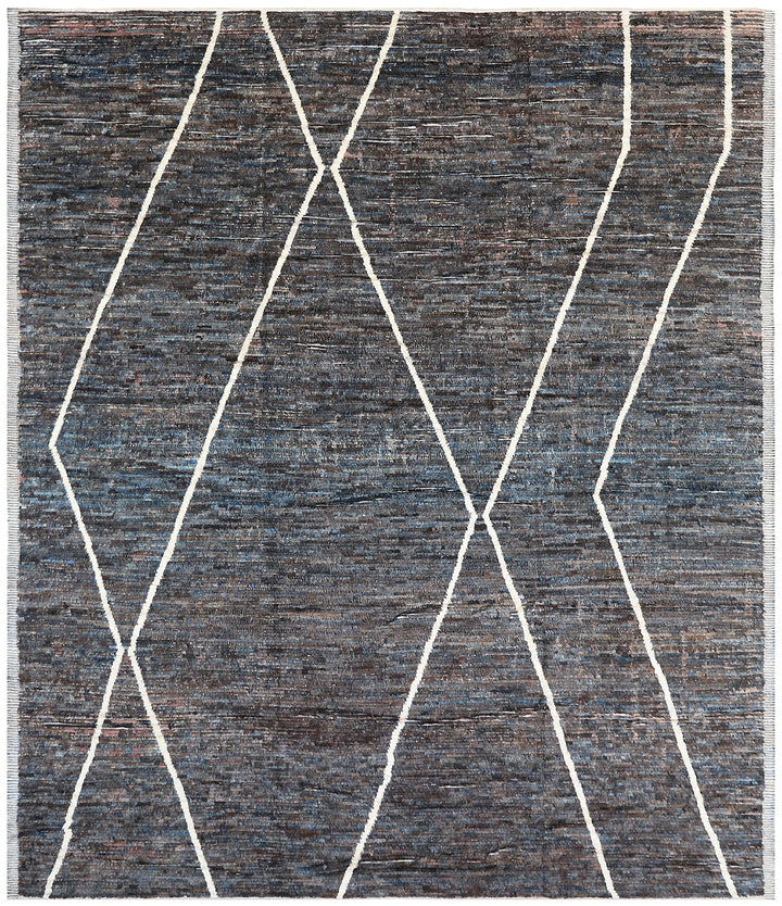 Ariana Barchi Collection: Hand-Knotted Moroccan Style Large Area Rug