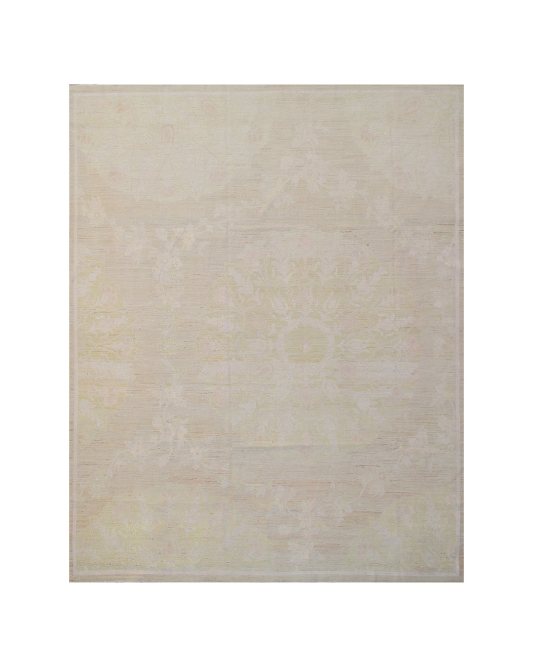 8x9 Pale Green Ariana Rug | Faded Ottoman Wool & Silk