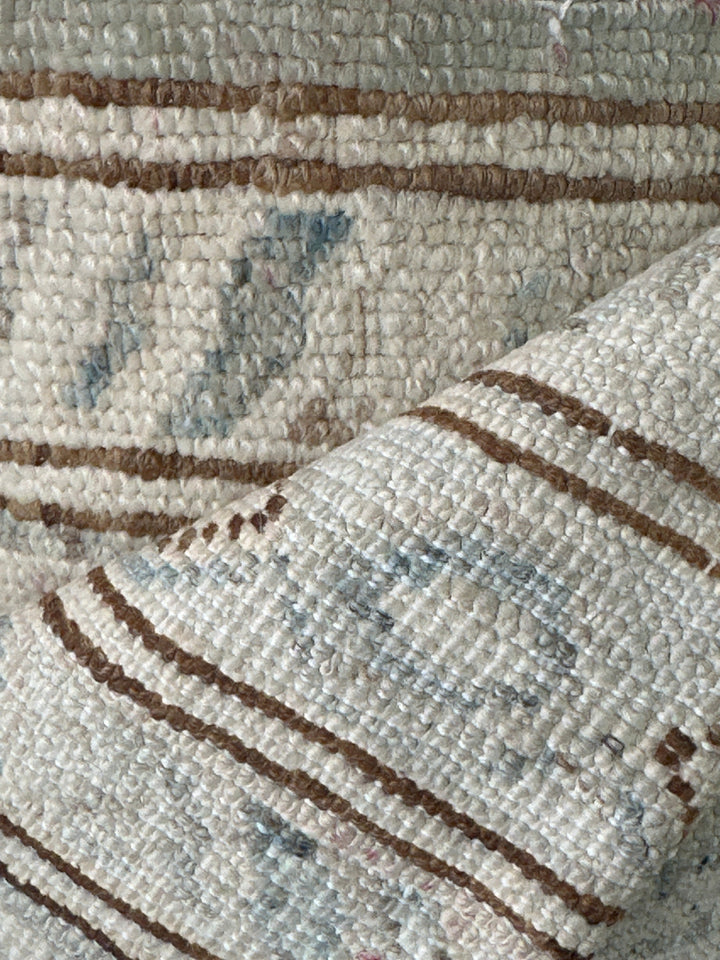 Ariana Hazara 17'4" x 14'5" Large Caucasian Geometric Hand-Knotted Rug