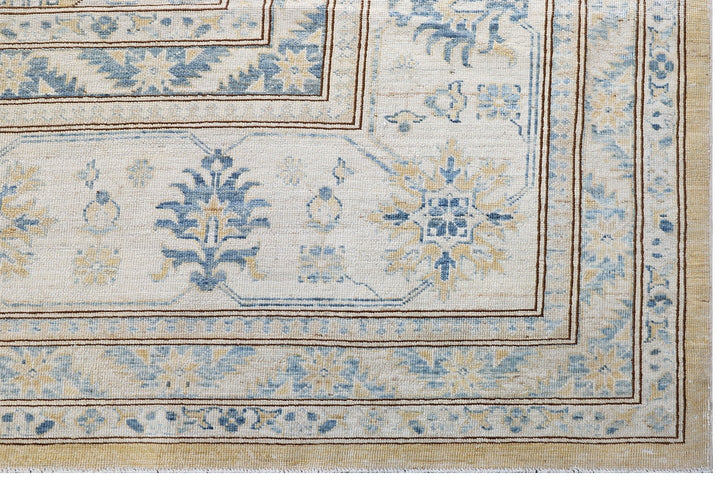 13'x17' Ariana Rugs Hand-Knotted Caucasian Geometric Design