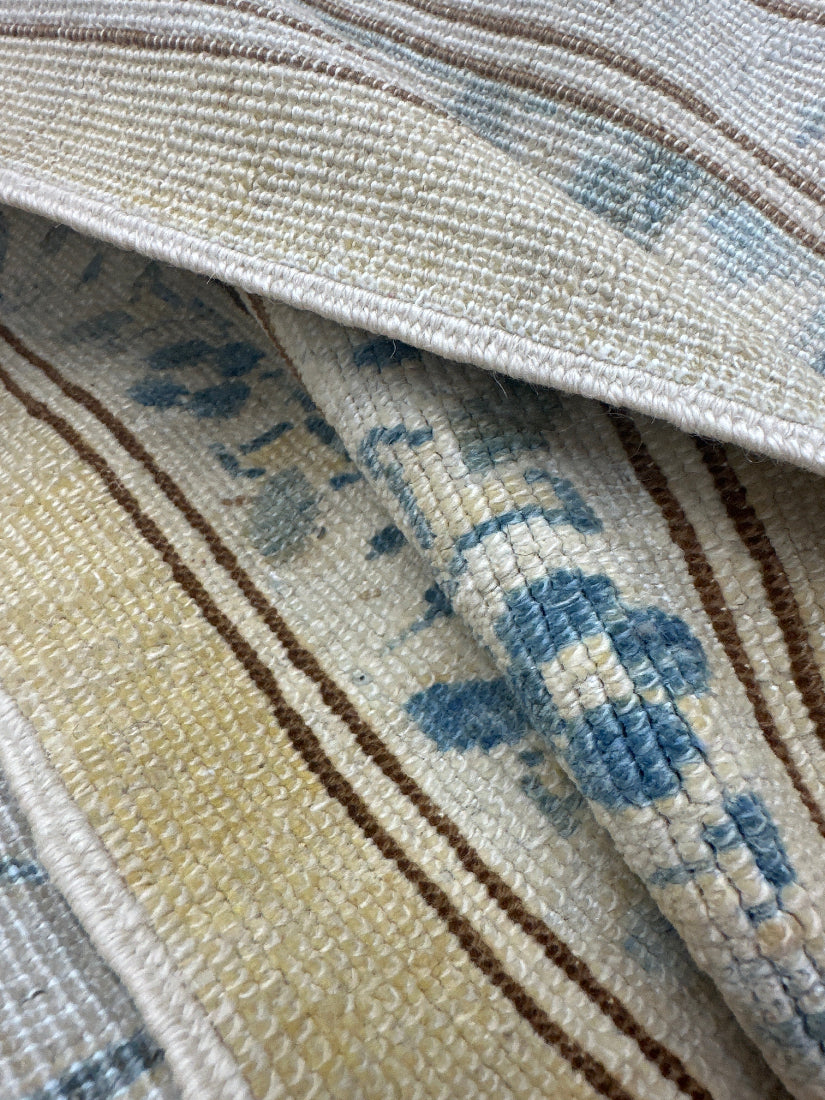 13'x17' Ariana Rugs Hand-Knotted Caucasian Geometric Design