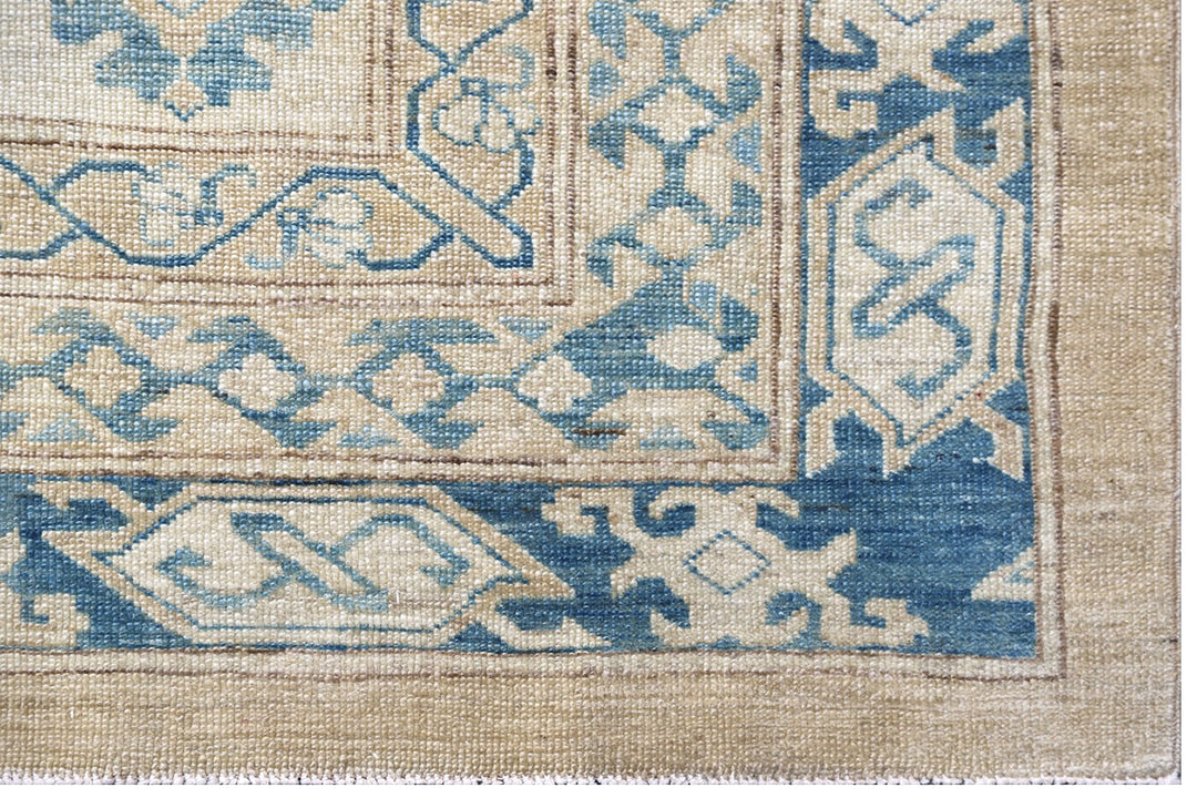 Unique Large Hand-Knotted Ariana Heriz Design Hazara Wool Rug