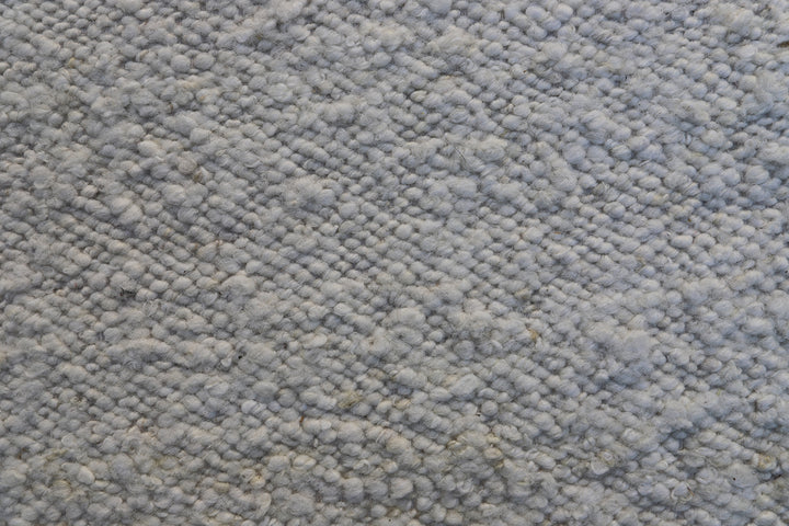 Oversized Black and White Hand-Woven Ariana Modern Rug
