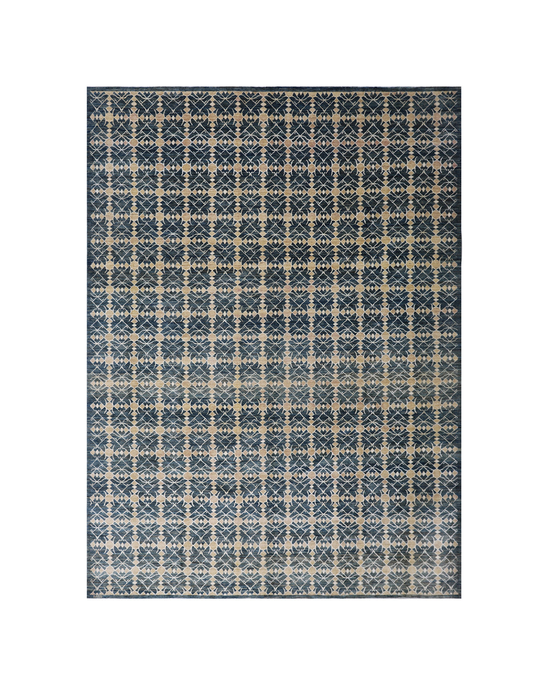 9x12 Geometric Ariana Modern Hand-Knotted Afghan Rug