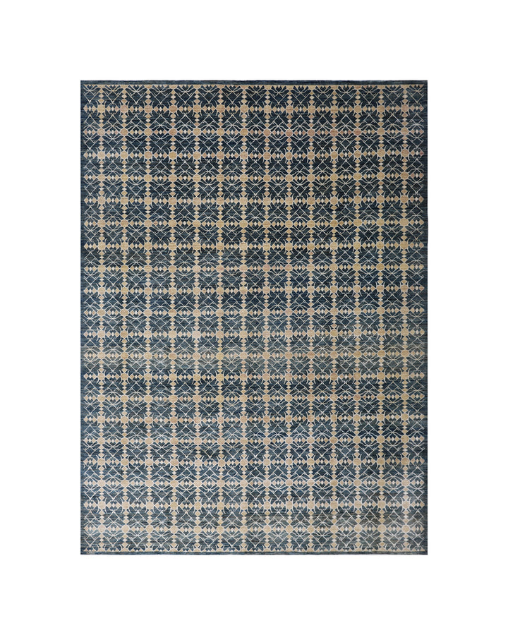 9x12 Geometric Ariana Modern Hand-Knotted Afghan Rug