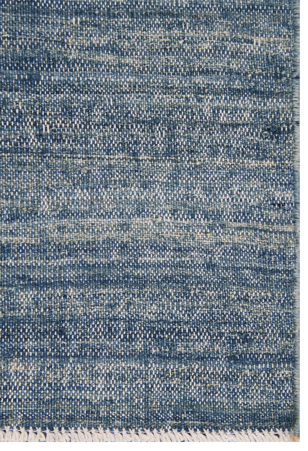Authentic Ariana Modern Kilim - Contemporary Blue and White Design