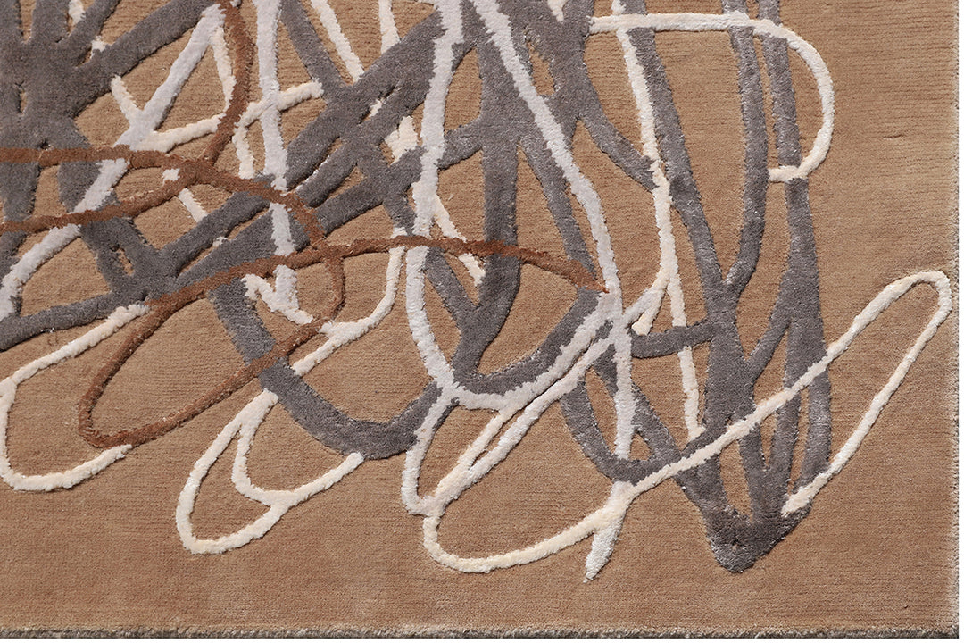 8x10 Ariana Modern Rug | Contemporary Hand-Knotted Luxury