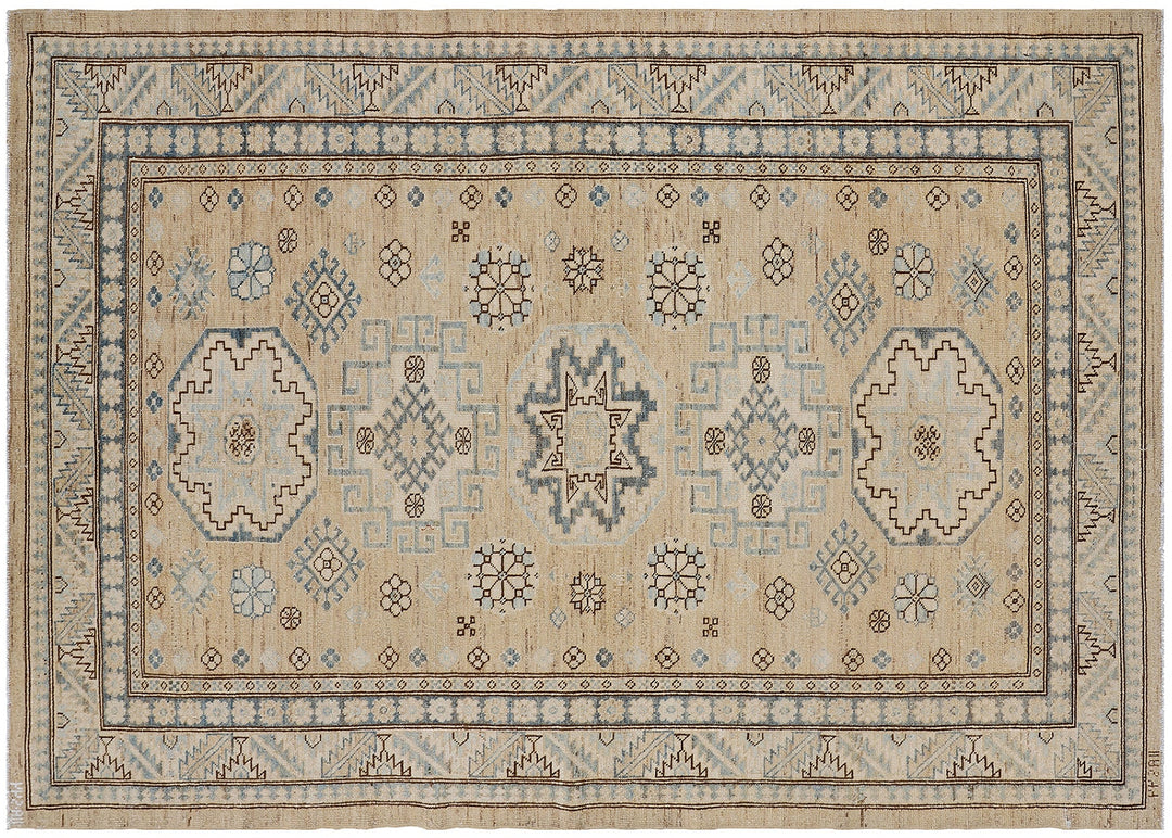 Ariana Rugs 5x7 Traditional Kazak Hand-Knotted Wool Rug