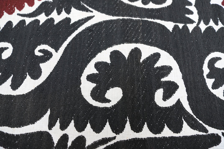 Ariana Rugs 8x11 Large Vintage Uzbek Hand-Embroidered Dowry Suzani Textile