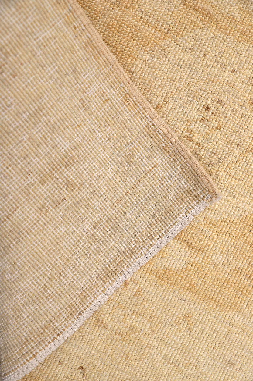 Ariana Rugs 2x3 hand-knotted luxury rug featuring a soft honey washed-out Tabriz design in an Oushak color palette, artisan-crafted by Hazara women weavers.