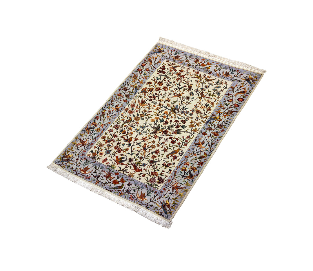 Ariana Rugs – Fine Silk & Wool Tabriz Tree of Life (4x7)