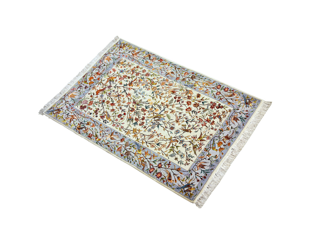 Ariana Rugs – Fine Silk & Wool Tabriz Tree of Life (4x7)