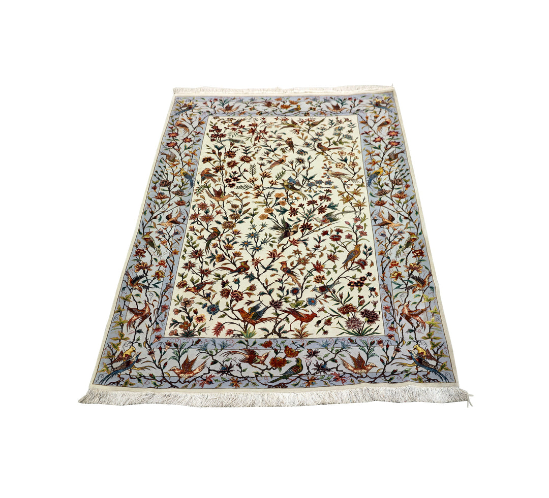 Ariana Rugs – Fine Silk & Wool Tabriz Tree of Life (4x7)