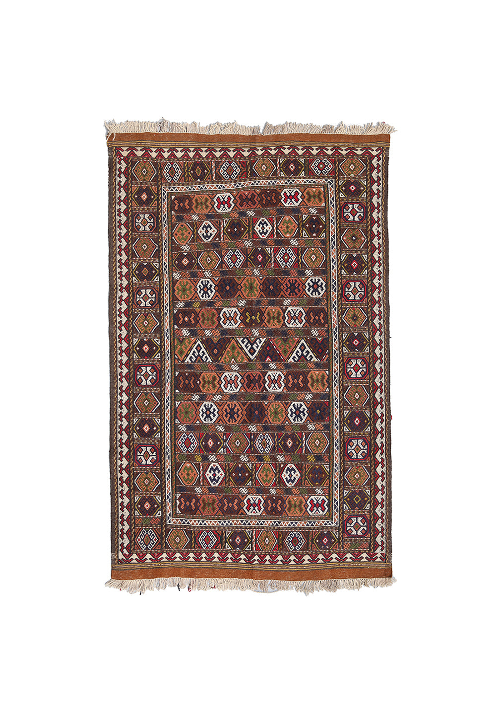 Ariana Rugs Exclusive: Vintage Kurdish Soumak Weave Kilim