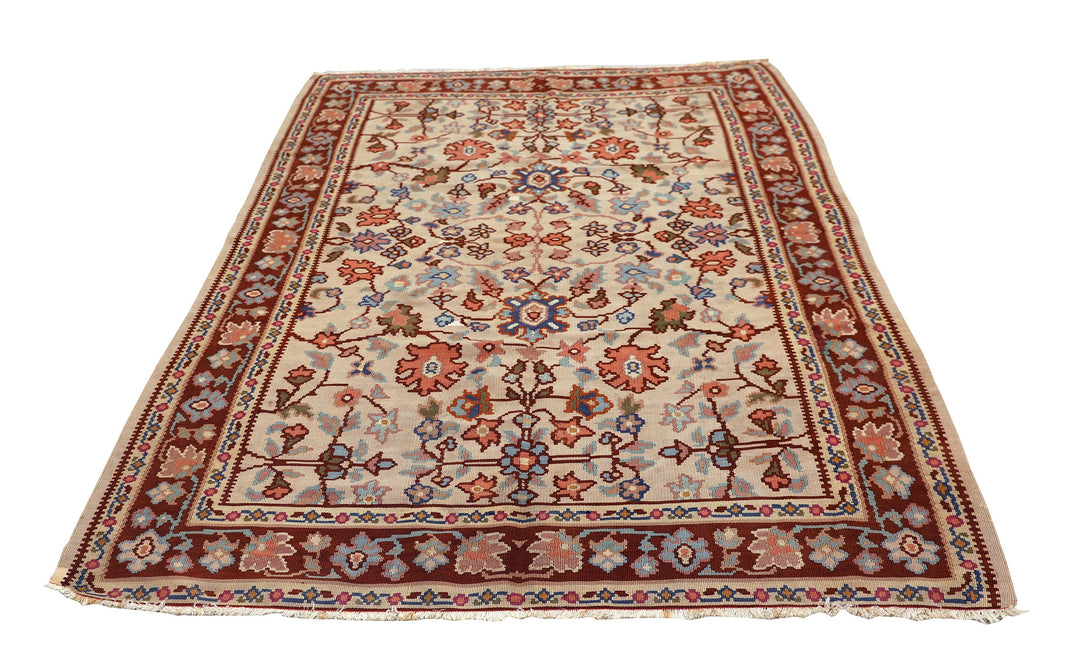Ariana Rugs – Vintage Turkish Geometric Kilim (5x8)