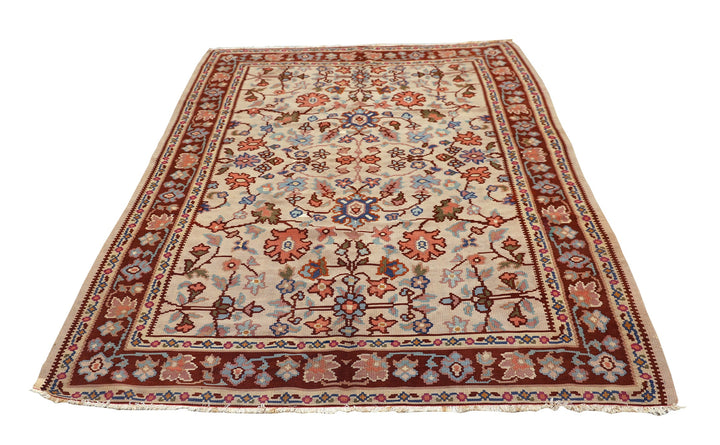 Ariana Rugs – Vintage Turkish Geometric Kilim (5x8)