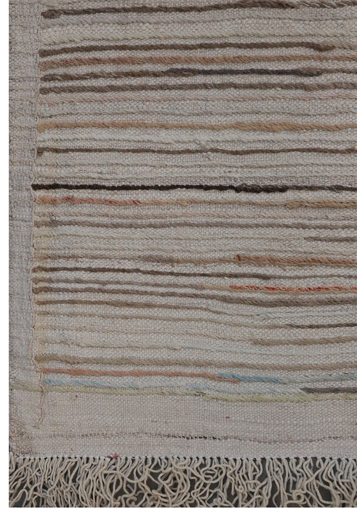 8'x10' Ariana Striped Earth Tone Kilim Rug