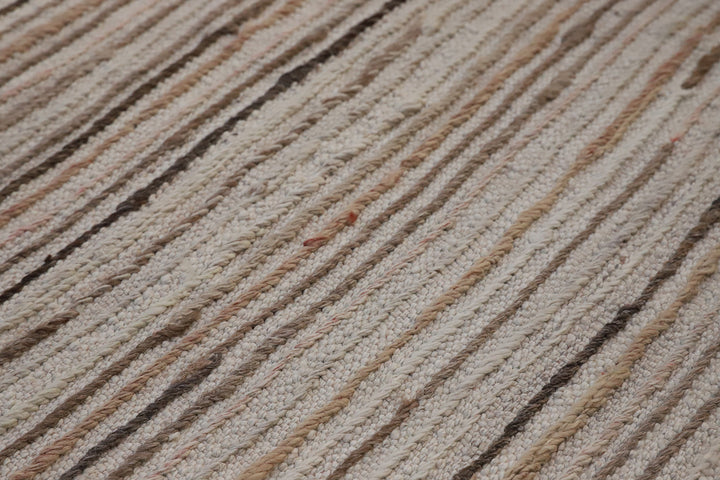 8'x10' Ariana Striped Earth Tone Kilim Rug