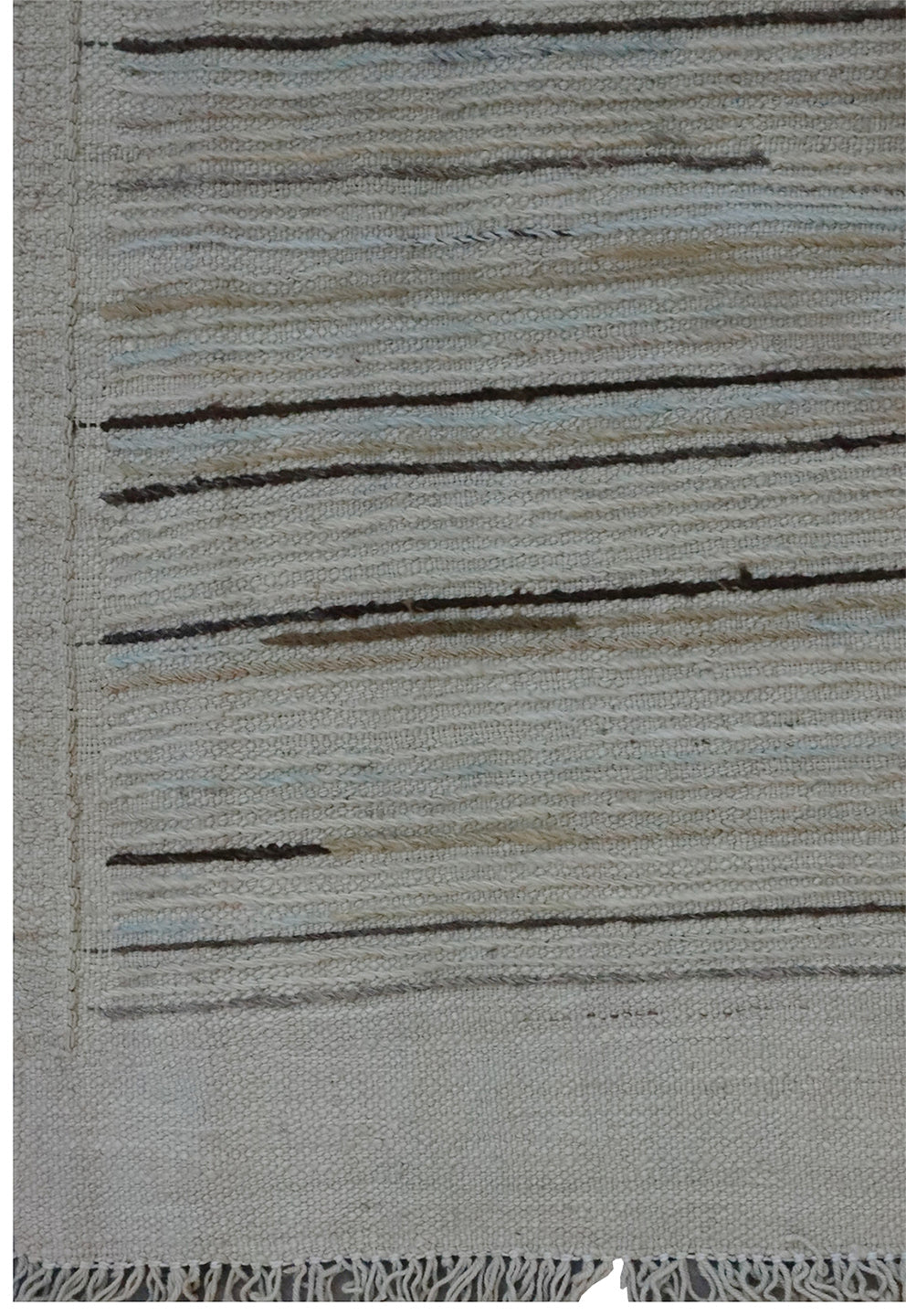Ariana Striped Earth Tone Kilim Rug
