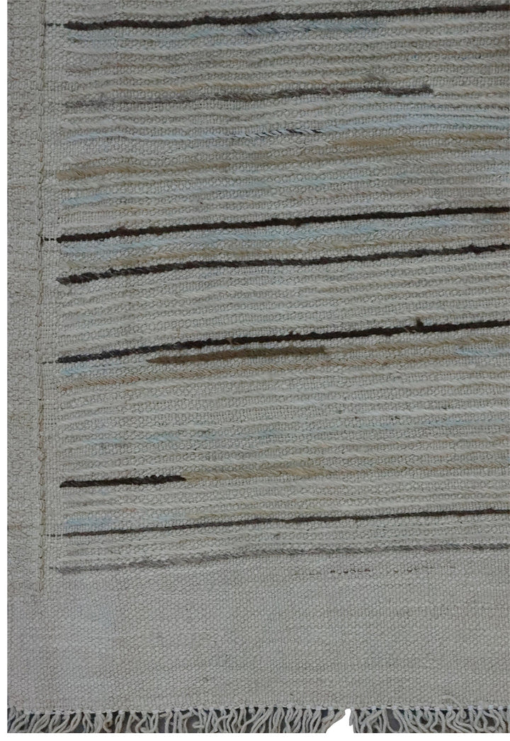 Ariana Striped Earth Tone Kilim Rug
