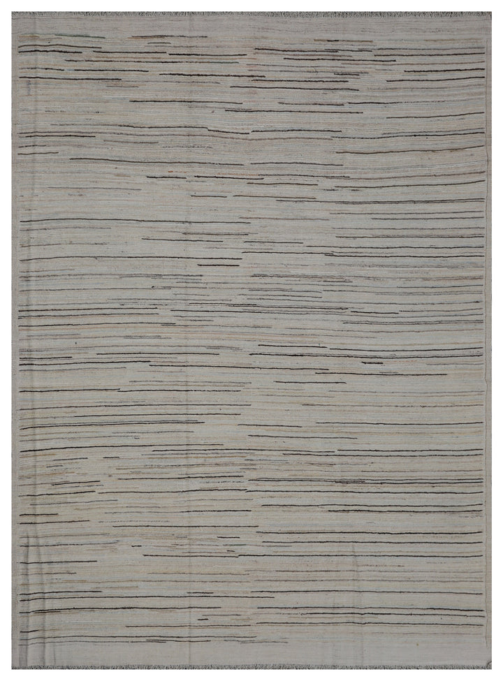 Ariana Striped Earth Tone Kilim Rug
