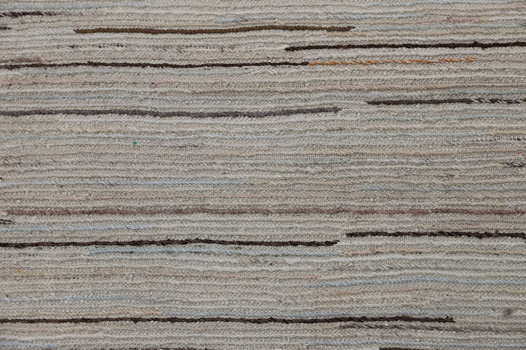 Ariana Striped Earth Tone Kilim Rug