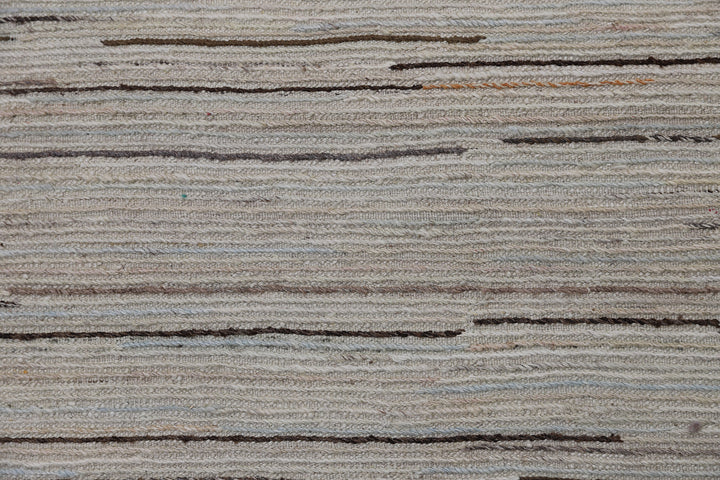 Ariana Striped Earth Tone Kilim Rug