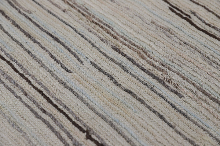 Ariana Striped Earth Tone Kilim Rug