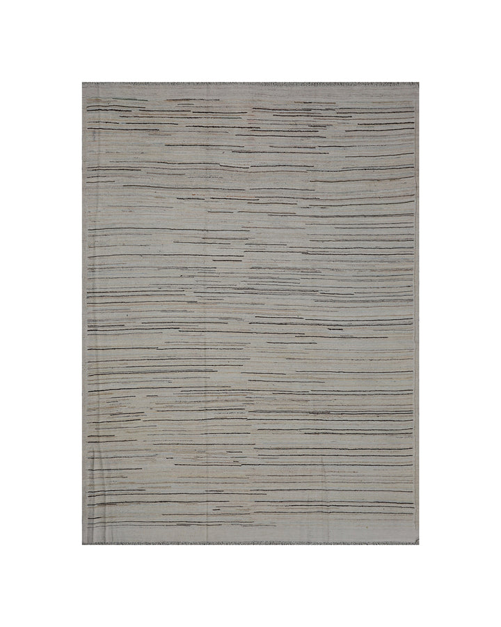Ariana Striped Earth Tone Kilim Rug