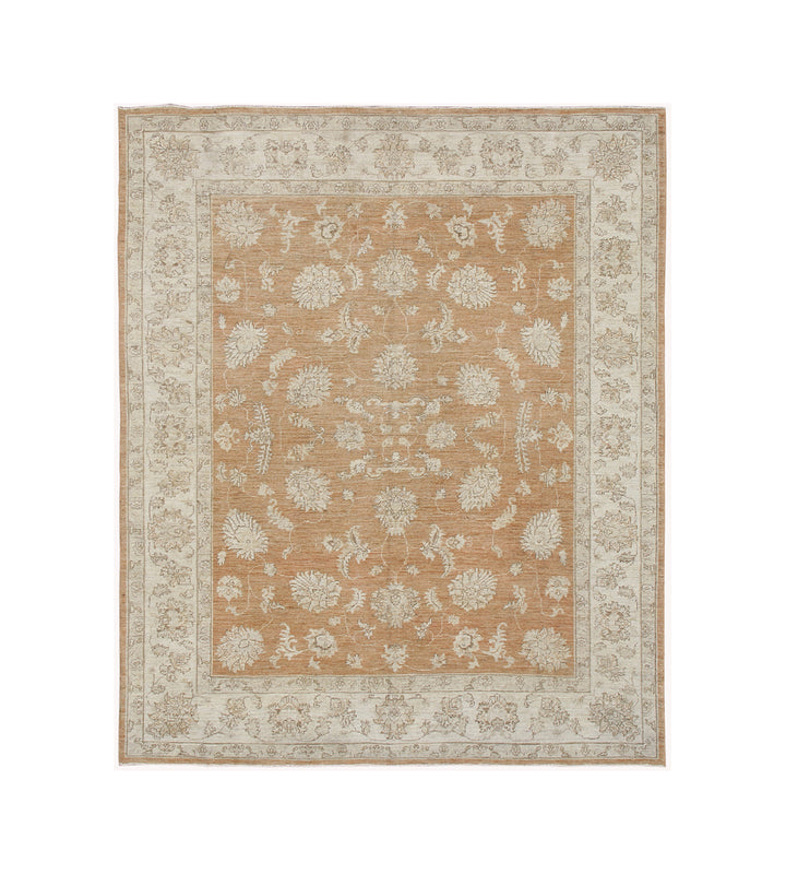 7x8 Ariana Traditional Agra Hand-Knotted Wool Rug