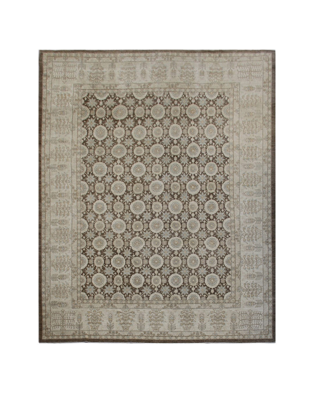 Ariana Traditional Tabriz Haji Jalili Design Hand-Knotted Wool Rug 16'3" x 13'2"
