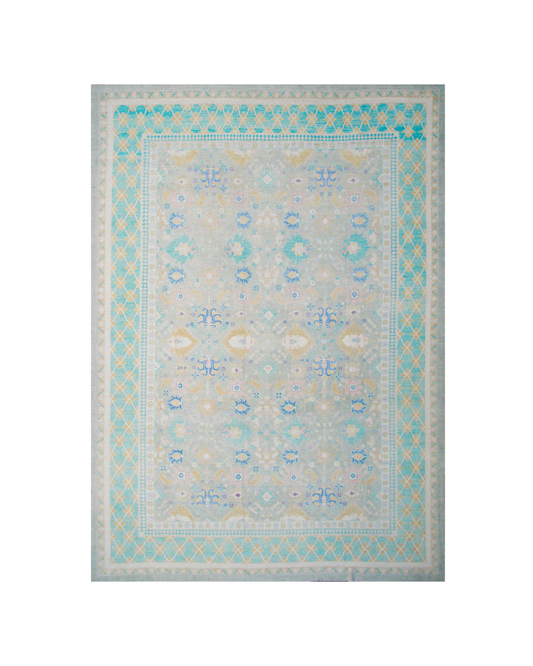 12'x17' Ariana Transitional Turkmen Hand-Knotted Rug