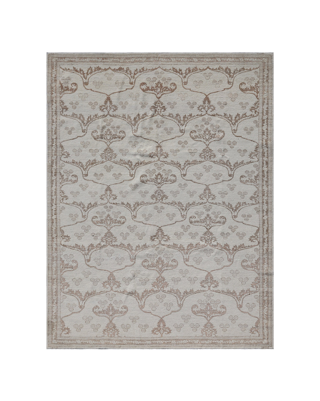6'9" x 9'10" Ariana Transitional Ottoman Design Floral Hand-Knotted Rug