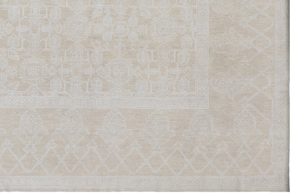 10'x14' Ariana Transitional Tabriz Design Rug with Cotton Highlights