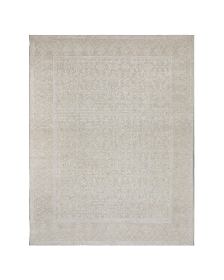 10'x14' Ariana Transitional Tabriz Design Rug with Cotton Highlights