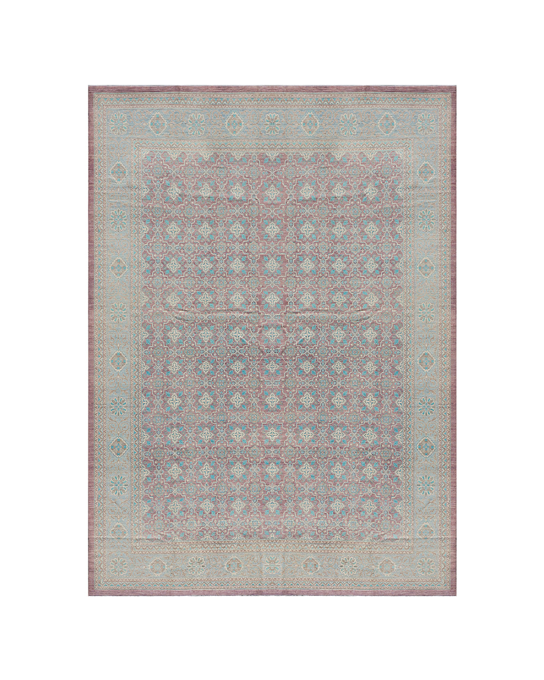 12'x15' Ariana Transitional Semi-Geometric Floral Rug