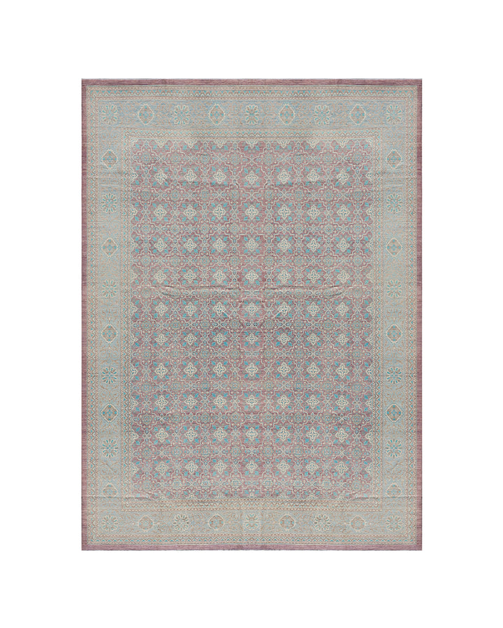 12'x15' Ariana Transitional Semi-Geometric Floral Rug