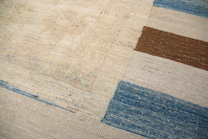 Authentic 10x14 Mixed Hand-Knotted & Kilim Samarkand Rug | Ariana Original